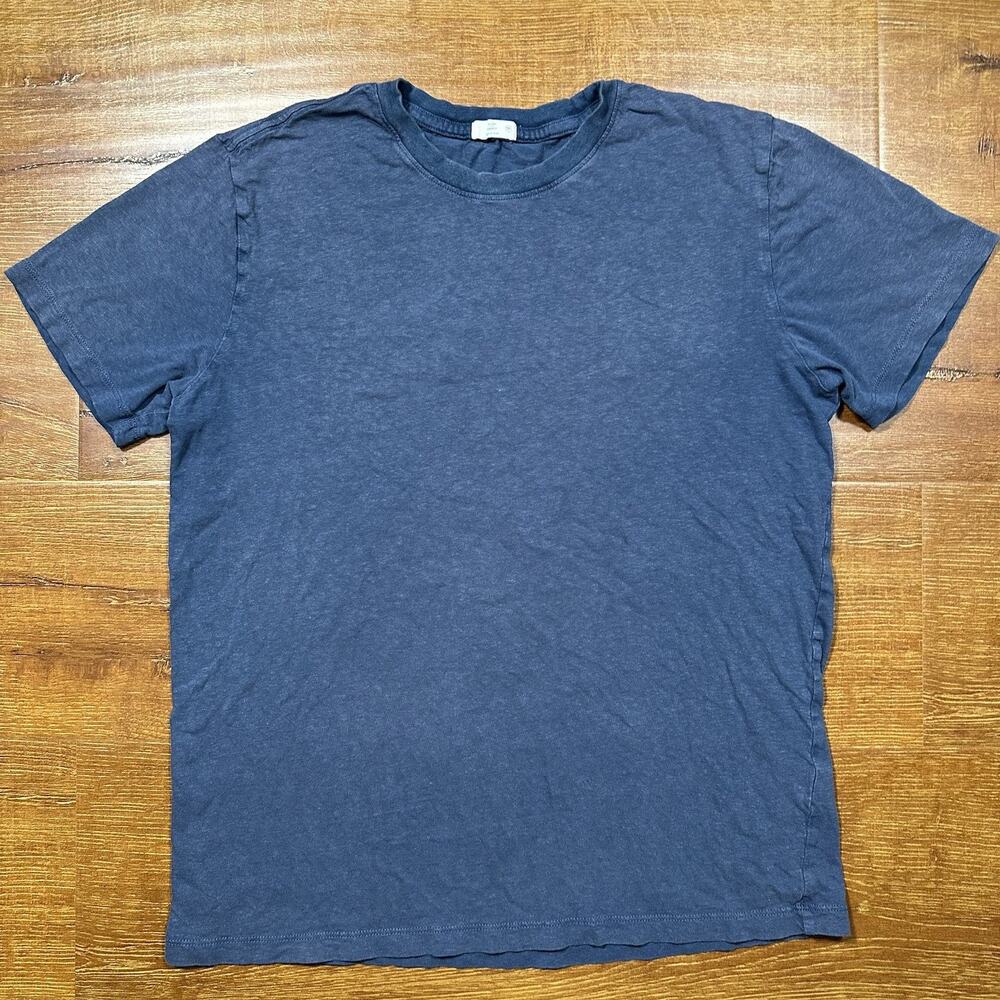 Flint And Tinder T Shirt Men M Gray Hemp Cotton Short Sleeve Alt Fade Distressed